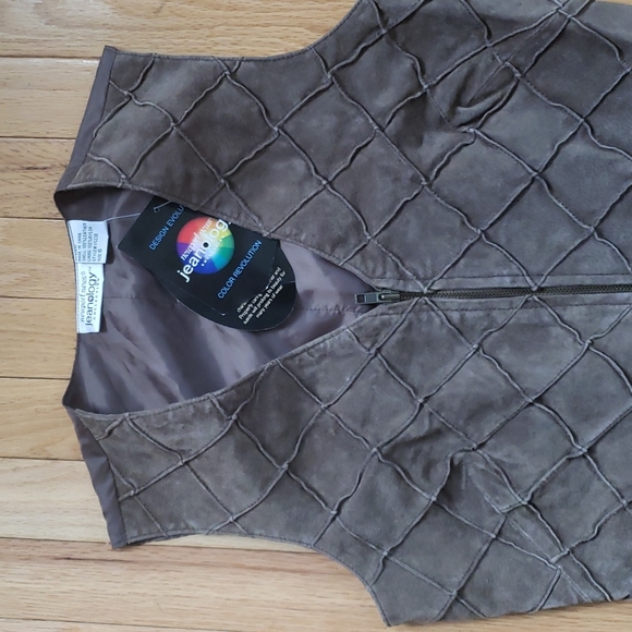 Newport News Womens Vest 6 Suede VTG Western Boho Festival Cowgirl Texture Retro - Picture 2 of 7